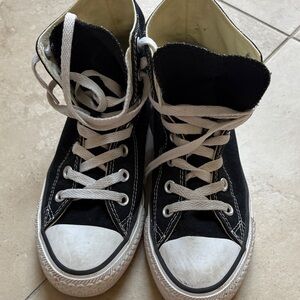 Converse Kids Black and White Sneakers
